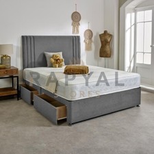 PLUSH DIVAN BED SET WITH LUX