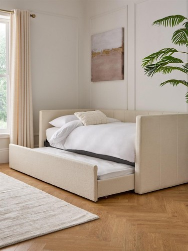 Floren boucle day bed with - bed, low