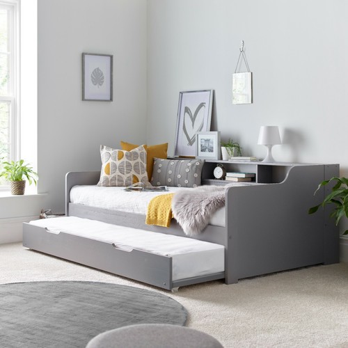 Tokyo guest bed - grey, day