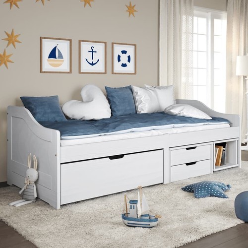Irun white day bed with - bed,