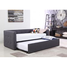 CONGO DAY BED GREY LINEN