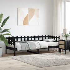 Day Bed without Mattress Black